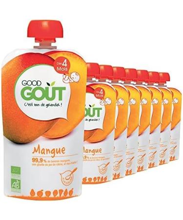 Good Go t - Organic - Mango Fruit Puree Bottle from 4 Months 120 g - Pack of 10 - Buy Online on GoSupps.com