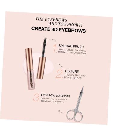 Healeved Eyebrow Shaping Liquid Eyebrow Gel Kit Brow Wax Gel Brow Setting Gel Natural Eyebrow Makeup Plastic 1 count (Pack of 1) Assorted Color - Buy Online on GoSupps.com