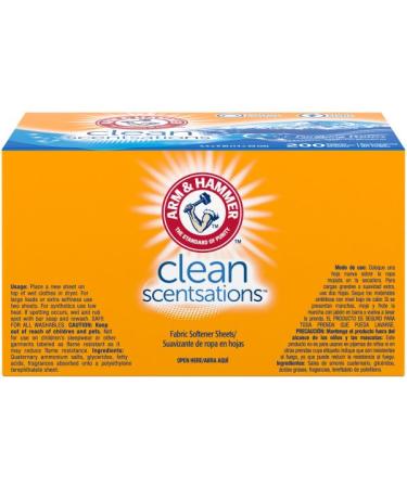 Buy Arm & Hammer Fabric Softener Sheets Purifying Waters - 200 ct | International Shipping Available - Buy Online on GoSupps.com
