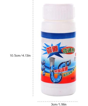 Sink drain cleaner Magic Bubble Bombs Fast foaming pipe cleaner Deodorant Chemical powder Dredging agent for dredging kitchen toilets Piping Fast cleaning - Buy Online on GoSupps.com