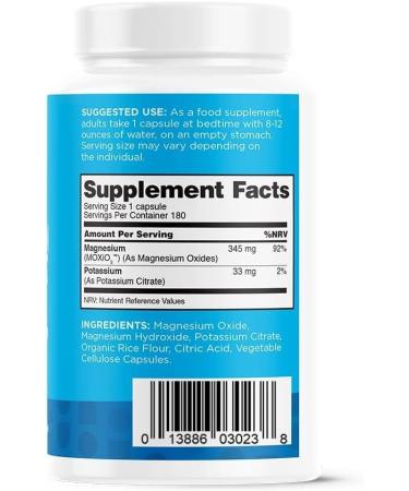 NBPure Mag O7 Oxygen Digestive System Cleanser Capsules - 180 Count (Pack of 1) - Buy Online on GoSupps.com