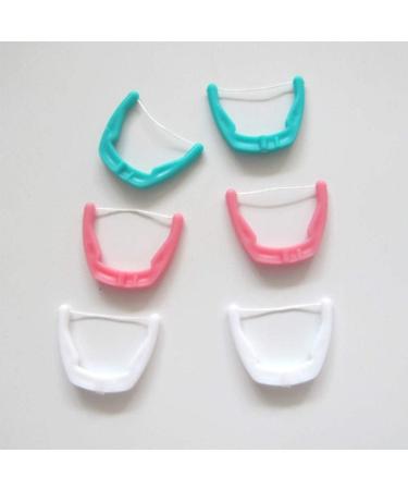 Buy Dental Floss Handle with Extra Heads - Eco-Friendly Toothpick Teeth Cleaning in Green - Buy Online on GoSupps.com