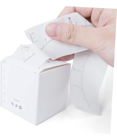  Beatifufu 1 Roll Eyebrow Ruler Measuring Tattoo Guide Eyebrow Ruler Eyebrow Sticker Eyebrow Ruler Adhesive Measuring Ruler Disposable White Female Paper - Buy Online on GoSupps.com