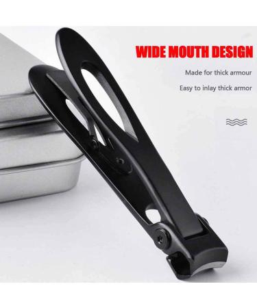 Portable Nail Clippers for Thick Nails - Non-Slip Durable Stainless Steel (Black S) | High-Quality International Shipping - Buy Online on GoSupps.com