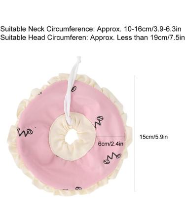 DERCLIVE Small Pet Elizabeth Collar - Protective Nursing Ring for Guinea Pig Rabbit Sugar Glider - Pink/Blue L. Pink - International Shipping Available - Buy Online on GoSupps.com