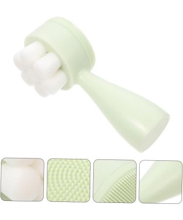 Housoutil Face Brush Silicone Facial Household Exfoliating Brush Silicone Face Manual Facial Face Washing Brush Facial Brush Rack Skin Portable Cleansing Brush Silica Gel - Buy Online on GoSupps.com