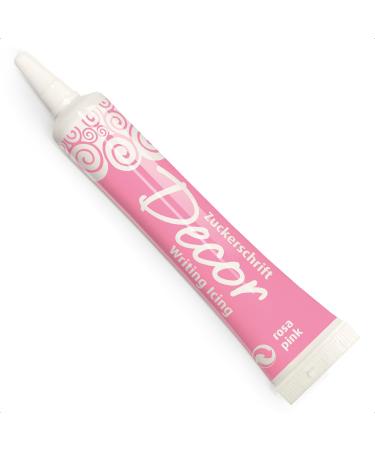 G nthart Backdecor 25g Pink Sugar Script for Desserts - Beautiful Lettering &amp; Patterns - Perfect for Cakes &amp; Treats - Buy Online on GoSupps.com