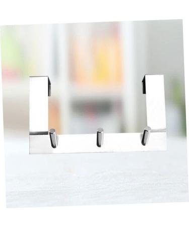 Cabilock Over Door Towel Rack Over The Door Clothes Hanger Towel Hanger Over Door Decorate Hat Rack Nail 21.3*12.4cm 3 Hooks - Buy Online on GoSupps.com