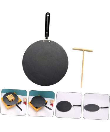 Zerodeko 1 Set Pancake Fruit Pan Induction Frying Pan Cast Iron Frying Pan Non Stick Fry Pans Stainless Cookware Non Stick Pan for Eggs Flat Wisking Tool Accessories Handheld Aluminum Alloy - Buy Online on GoSupps.com