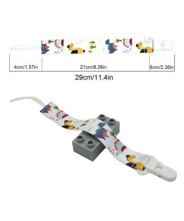 Pack of 5 Multi-Colored Baby Pacifier Clips & Washable Holders - Durable Pacifier Chains for Your Little One - Buy Online on GoSupps.com