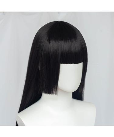 wxypreey Black Long Straight Hair Wig | Anime Cosplay & Halloween Costume | Premium Quality Wig - Buy Online on GoSupps.com
