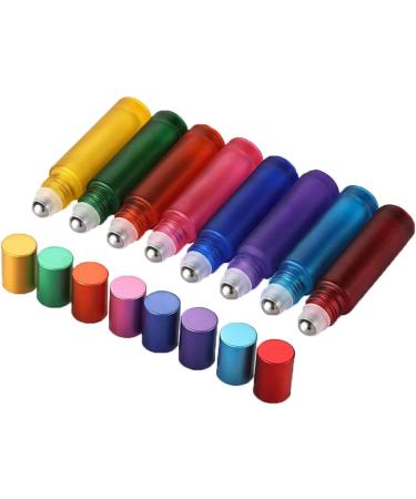 Leadigol Perfume Bottle Portable Colorful Refillable Rollerball Bottle Empty Refillable Bottle Travel Roller Ball DIY Roll-on Bottle - Buy Online on GoSupps.com