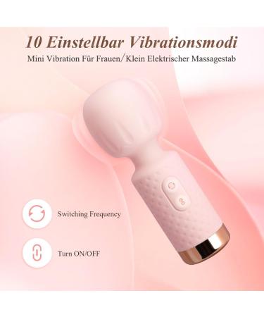 Mini Personal Massager - Silicone Vibration Device for Women | 10 Quiet Modes | Portable Muscle Relief - Buy Online on GoSupps.com