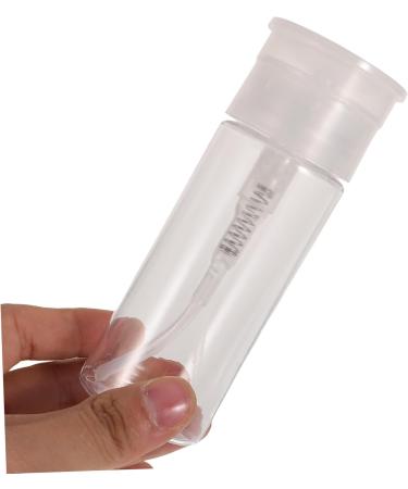 Healeved 1 Set Nail Polish Remover Bottle Glass Polishing Compound Pump Soap Dispenser Plastic Cosmetic Container Push down Dispenser Bottle Travel Soap Pp Hydrating Press Bottle White - Buy Online on GoSupps.com