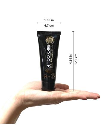 Makra Tattoo Care SPF 30+ Sunscreen Ointment for Tattoo Protection - UVA/UVB Defense - Moisturizes, Prevents Fading, Enhances Colors - Water Resistant - 1.35 oz - Buy Online on GoSupps.com