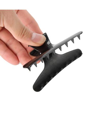 Buy Durable Hair Section Claw Clamps - 12pcs Black Butterfly Clips for Hairdressing | International Shipping Available - Buy Online on GoSupps.com