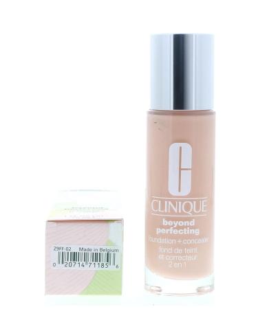 Clinique Beyond Perfecting Foundation + Concealer in Alabaster - Lightweight Moisturizing Makeup - Buy Online on GoSupps.com