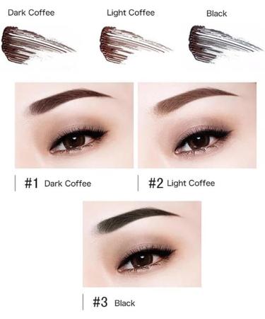 Multicolor Cream Eyebrow Pencil Perfect Gift for Girl Sweatproof Eyebrow Pencil Women Supplies - Dark Coffee - Buy Online on GoSupps.com