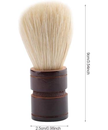 Anggrek Traditional Shaving Brush - Portable Men's Nylon/Bristle Brush for Home & Salon | Premium Wooden Rasier Brush with Shaving Foam & Soap - Buy Online on GoSupps.com