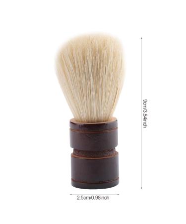 Portable Wooden Handle Shaving Brush for Men - Ideal for Salon Home & Travel | Lotus Wood & Bristle - Buy Online on GoSupps.com