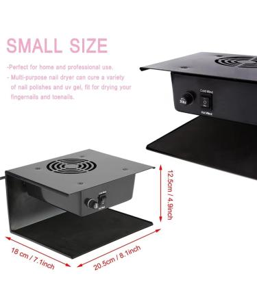 300W Air Nail Dryer with Automatic Sensor | Warm & Cool Wind Blower for Salon and Home Use - Buy Online on GoSupps.com
