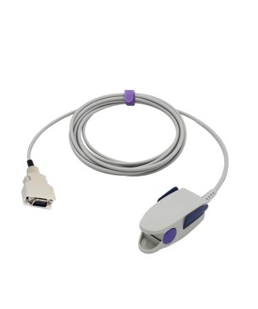 Sino-K Compatible Nellcor N-3000 N-395 N-550 N-560SPO2 Sensor reusable finger clip 3 m 14-pin connector CE/FDA.