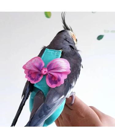 Hapihom Parrot Diapers with Dishes & Leash | Airwear Suit for Small & Medium Birds - Protect Against Parasites - Buy Online on GoSupps.com