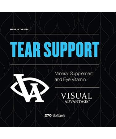 Tear Support Eye Vitamins for Dry Eyes - 3 Month Supply | International Shipping Available - Buy Online on GoSupps.com