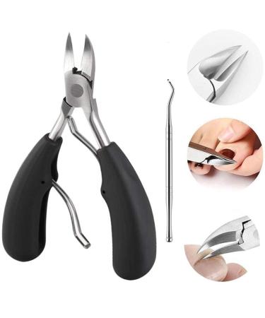 Toenail nail clippers suitable for thick nails and ingrown toenails large heavy-duty precision stainless steel nail clippers toe nail clippers specially designed for male/female/elderly/podiatrists