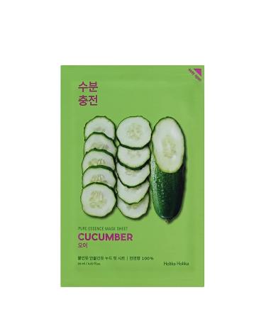 Holika Holika Pure Essence Sheet Cucumber Mask 23 ml 1 piece