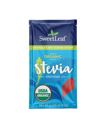 Sweet Leaf Organic Stevia Sweetener - 35 Count | Natural Sugar Substitute - Buy Online on GoSupps.com