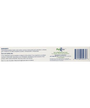 Super Poligrip Extra Care Denture Adhesive Cream with Poliseal - 2.2 oz - Pack of 2 - Buy Online on GoSupps.com