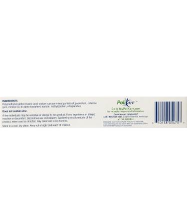 SUPER POLIGRIP Denture Adhesive Cream Extra Care 2.20 oz - Pack of 6 - Buy Online on GoSupps.com