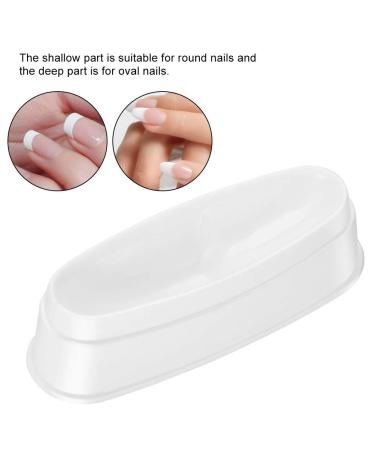 Dipping Powder Tray - Portable White Nail Dip Container for Manicure | Ideal for International Shipping - Buy Online on GoSupps.com