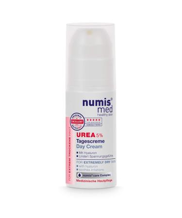UREA 5% Day Cream for Extremely Dry Skin Intensive Long Lasting Moisturizing and Hydrating Anti Aging Anti Wrinkles Facial Cream Free of Allergy Cause Fragrances 50 ml - New