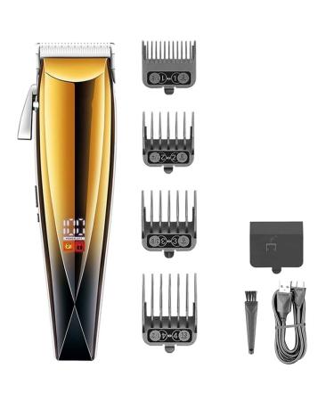 Hair Clippers for Men Hair Clipper Oil Head Carving Waterproof Electric Hair Clipper LCD Digital Display Household Professional High Power Pusher