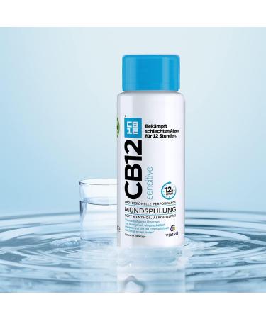 CB12 Sensitive Mouthwash for Sensitive Teeth - 12-Hour Freshness - 250ml & 500ml Packs - International Shipping - Buy Online on GoSupps.com