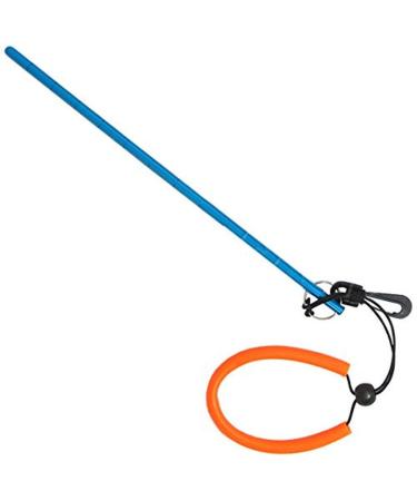 Scuba Diving 13" Aluminum Lobster Tickle Pointer Stick w/Measurement & Lanyard Blue - Buy Online on GoSupps.com