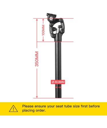 SR Suntour SP12 NCX Suspension Seatpost 30.9mm x 350mm with Cover - Shop Now! - Buy Online on GoSupps.com