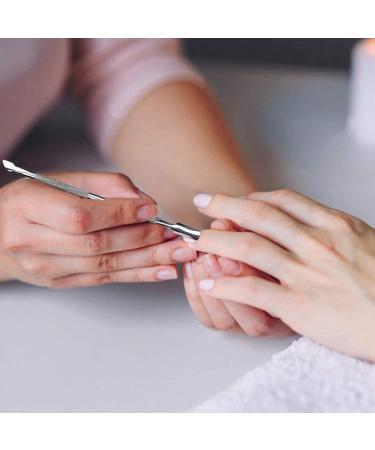 3-in-1 Cuticle Remover & Pusher Tool for Gel Polish Removal - Silver Set - Buy Online on GoSupps.com