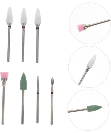 minkissy 1 Set Nail Clipper Grinding Head Ceramic Nail Bits Nail Art Drill Kit Nail File Device Nail File Drill Ceramic Tools Nails Cuticle Remover Nail Tools Nail Set Alloy Tungsten Steel - Buy Online on GoSupps.com