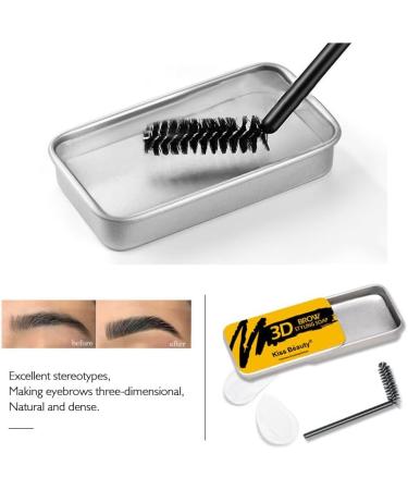 Soap Brows - Wild Eyebrow Styling Soap with Eyebrow Brush | Long Lasting Waterproof Smudge Proof Eyebrow Styling Pomade for Natural Brows Pochy - Buy Online on GoSupps.com
