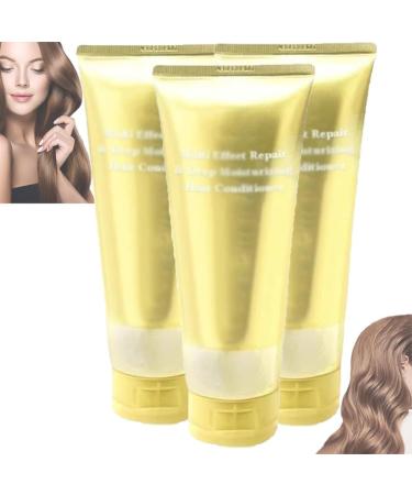 Multi-Effect Repair & Deep Moisturizing Hair Conditioner Repair Hair Mask Deep Conditioner Protein Treatment for Dry Damaged Hair- Conditioning Moisturizer for Curly Bleached Frizzy Hair (3 Pcs)