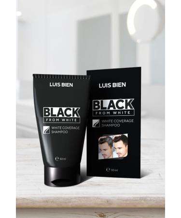 Luis Bien - Black From White Shampoo - Anti-Grey Hair Moisturizing Hair Care - 50 ml - Buy Online on GoSupps.com