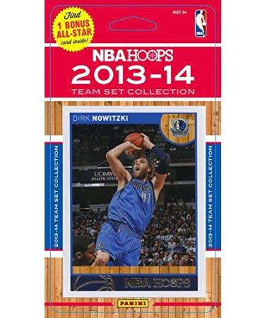 Dallas Mavericks 2013 2014 Hoops Basketball Factory Sealed Team Set with Dirk Nowitzki and More