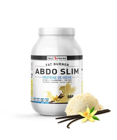 ABDO SLIM PROTEIN Vanilla Multi-Action Slimming Dry Protein Based Whey Protein Green Tea Carnitine Minerals 500 g French Laboratory Eric Favre
