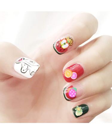 Exceart 3200 Pieces 3D Nail Art Discs | Fruit Slice Decorations for Nails & Crafts - Buy Online on GoSupps.com