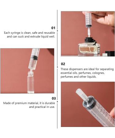 minkissy 1 Set 10ml Perfume Dispenser Pump Perfume Extraction Plastic Adapter Syringe Pump for Travel Refillable Perfume Spray Bottle Syringe - Buy Online on GoSupps.com