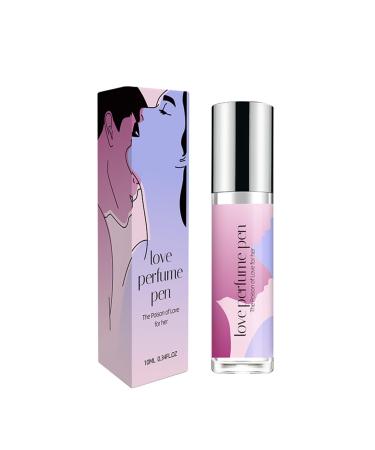 Pheromone Perfume Oil Long-lasting Perfume Suitable For Valentine's Day Party Music Festival Dating (10ml B) 0.34 Fl Oz (Pack of 1) 10ml pink