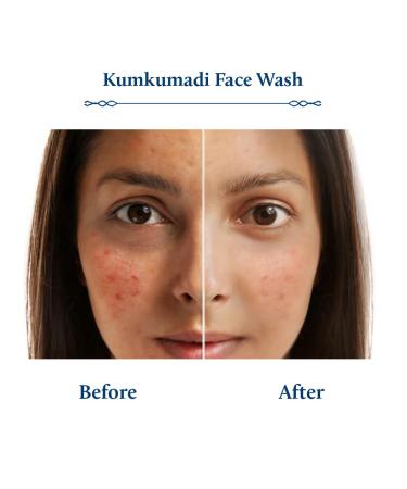 Blue Nectar Kumkumadi Brightening Face Wash | Sulphate-Free Anti Pimple Cleanser with Saffron for Women & Men (10 Herbs 3.38 Fl Oz) - International Shipping Available - Buy Online on GoSupps.com